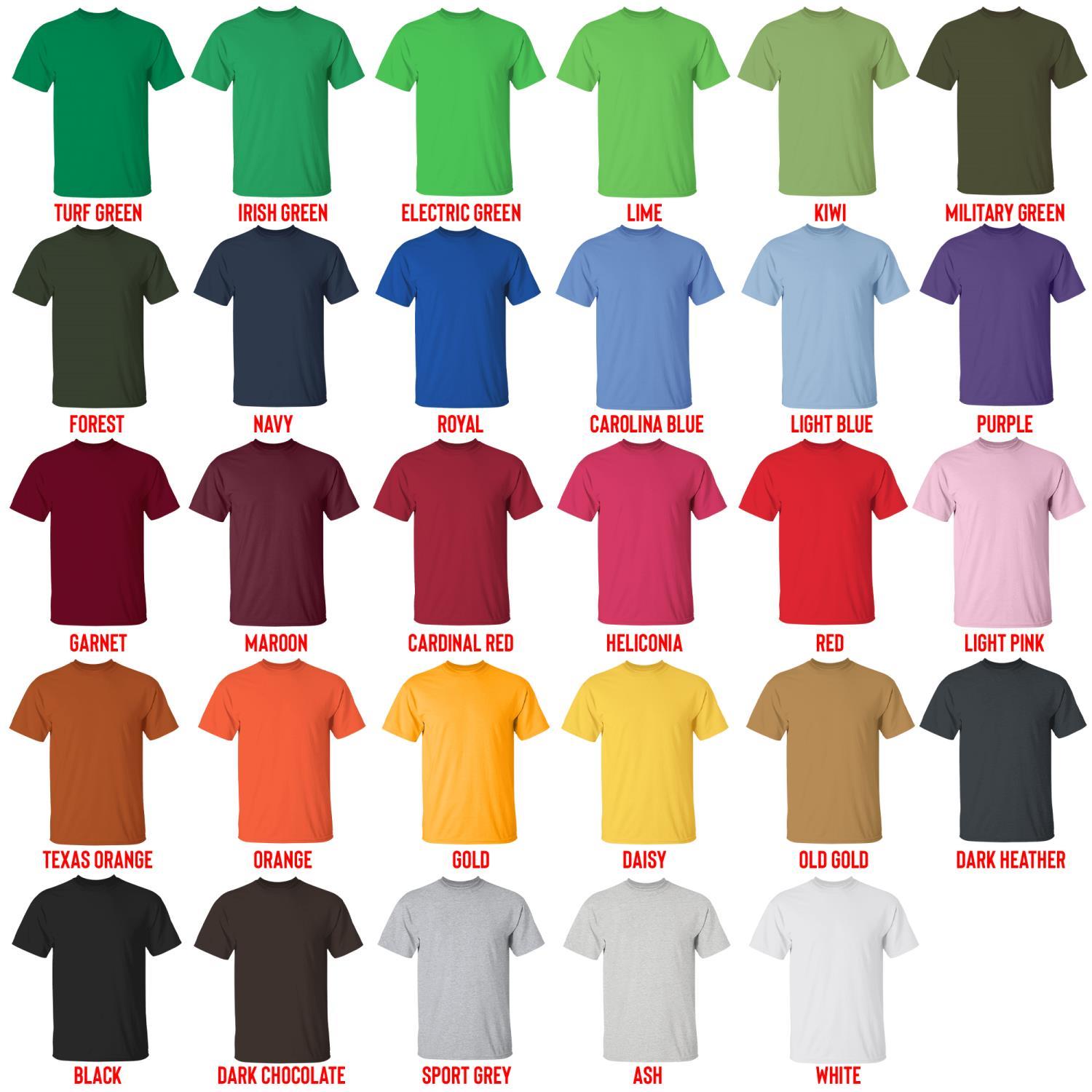 t shirt color chart - Seventeen UK Shop