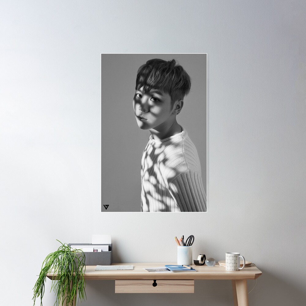 Seungkwan Seventeen Black Color Poster - Image 2