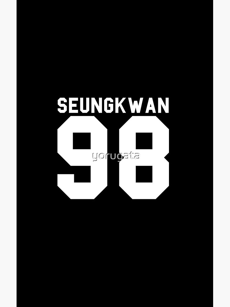 Seventeen Seungkwan Jersey Shower Curtain - Image 2