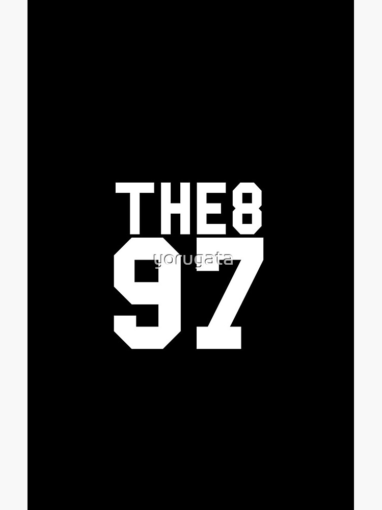 Seventeen The8 Jersey Shower Curtain - Image 2