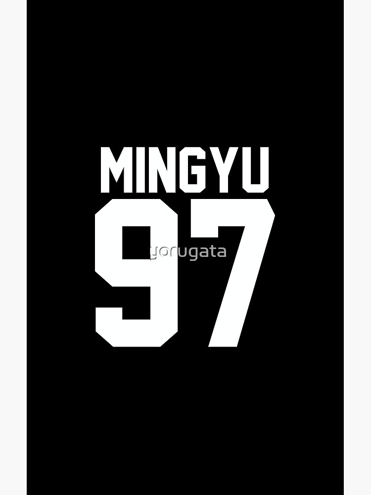 Seventeen Mingyu Jersey Shower Curtain - Image 2