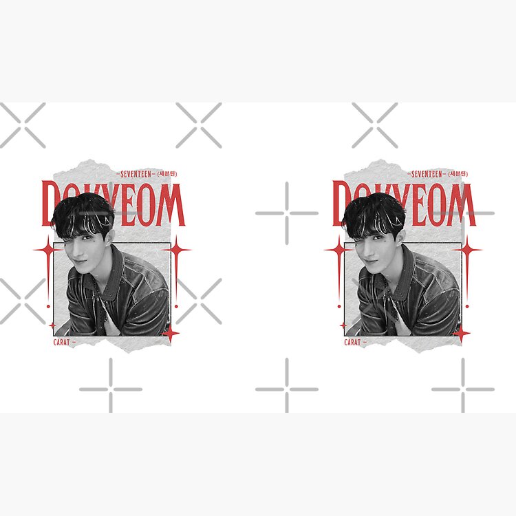 Seventeen Black And Red Dk Group Members Y2K Preppy Collage Design Mug - Image 2