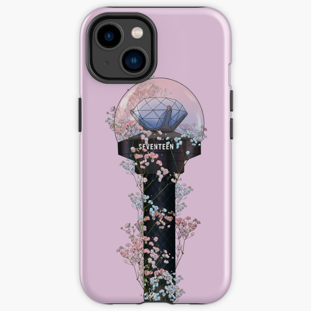 Seventeen V 3 Floral Lightstick Kpop Iphone Case