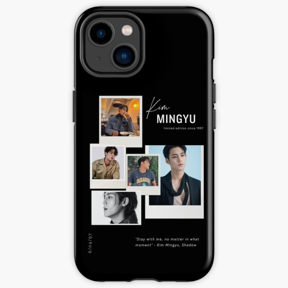 Seventeen Mingyu Collage Art Iphone Case
