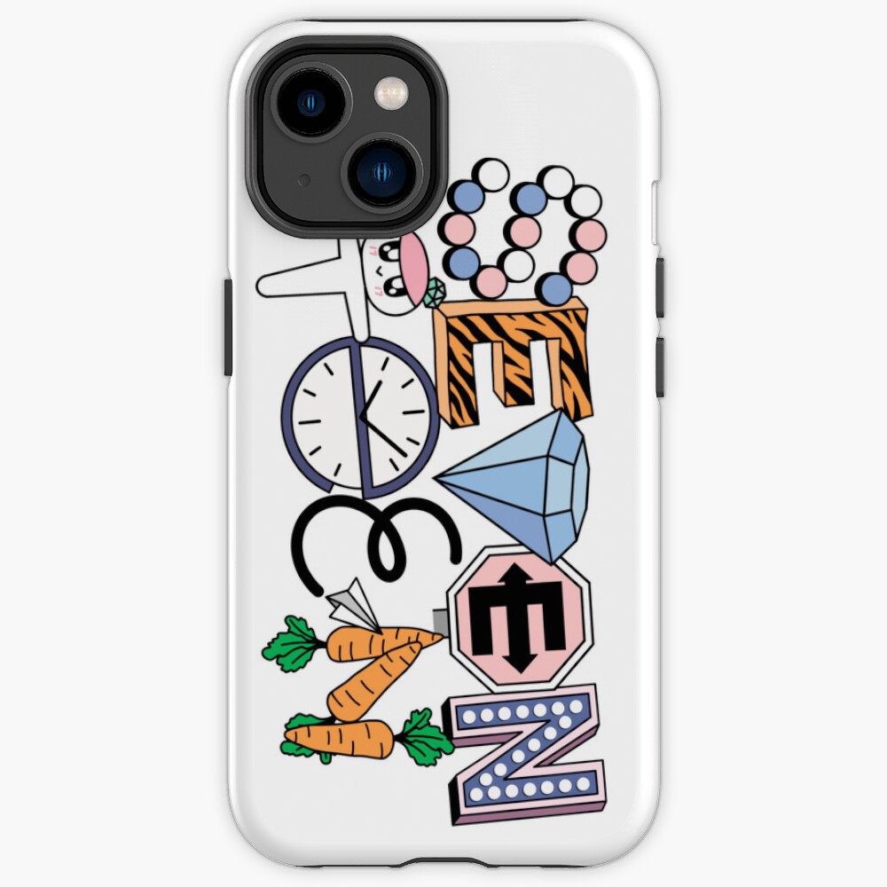 Seventeen Inspired Letter Doodles Iphone Case