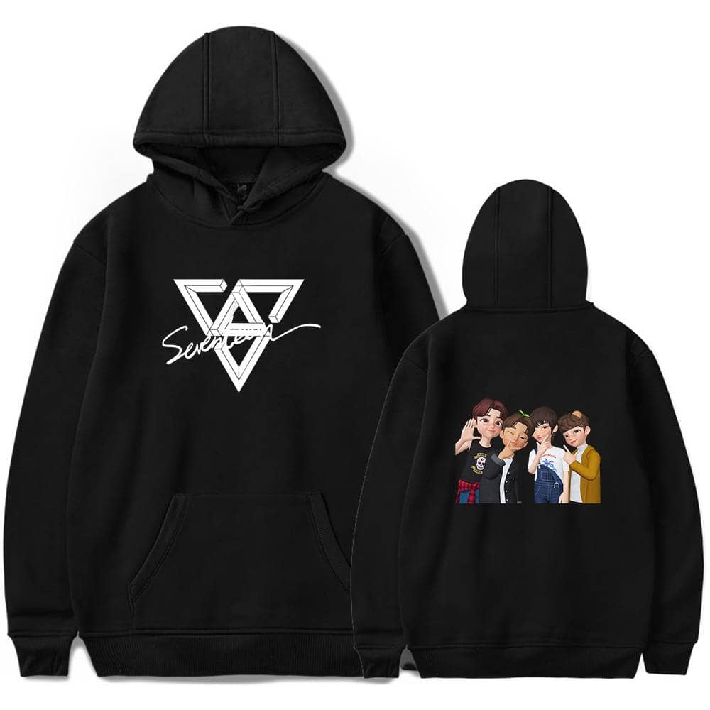Four Members Seventeen KPOP Band Hoodie