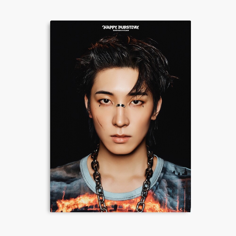 Wonwoo Seventeen 5th Album Happy Burstday Carat Kpop Teaser Concept Images Photo Poster