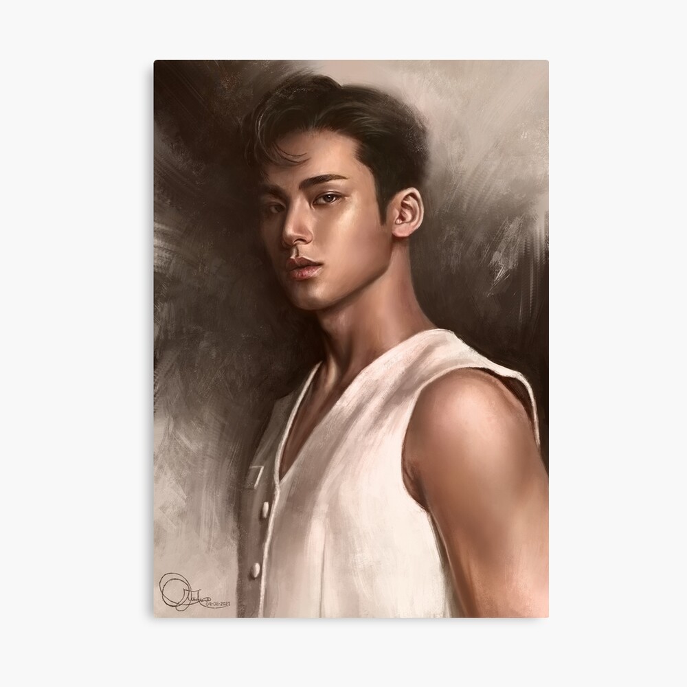 Seventeen S Mingyu Dazed Magazine Fan Art Colored Ver 1 Poster