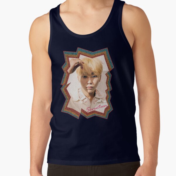 Boo Seungkwan Seventeen Seungkwan Korean Kpop Retro Color Oil Paint Design Tank Top - Image 5
