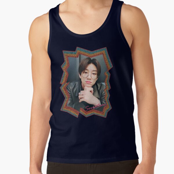 Xu Minghao Seventeen The8 Korean Kpop Retro Color Oil Paint Design Tank Top - Image 5