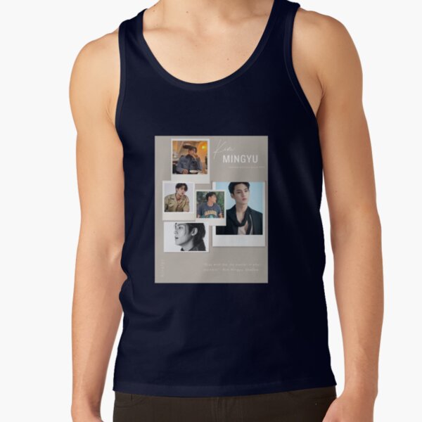 Seventeen Mingyu Collage Art Tank Top - Image 5