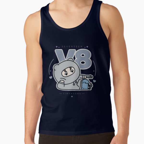 Adorable Seventeen Vernon Miniteen Nonver Kpop Plushie Art Tank Top - Image 5