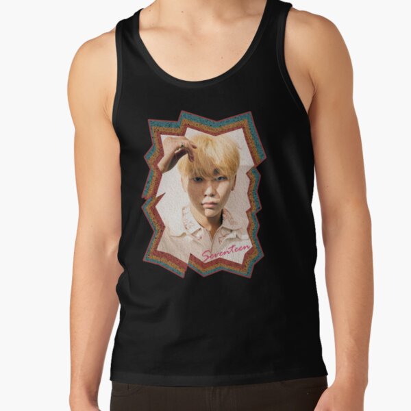Boo Seungkwan Seventeen Seungkwan Korean Kpop Retro Color Oil Paint Design Tank Top - Image 2
