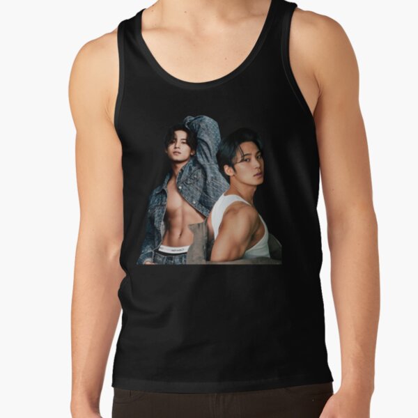 Kpop Seventeen Mingyu Hot Photoshoot Tank Top - Image 2