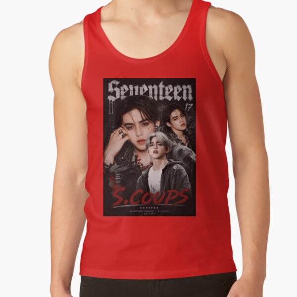 Seventeen S Coups K Pop Gift Idea Tank Top - Image 4