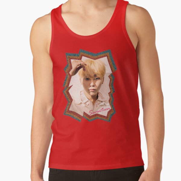 Boo Seungkwan Seventeen Seungkwan Korean Kpop Retro Color Oil Paint Design Tank Top - Image 4