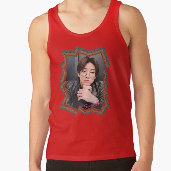 Xu Minghao Seventeen The8 Korean Kpop Retro Color Oil Paint Design Tank Top - Image 4