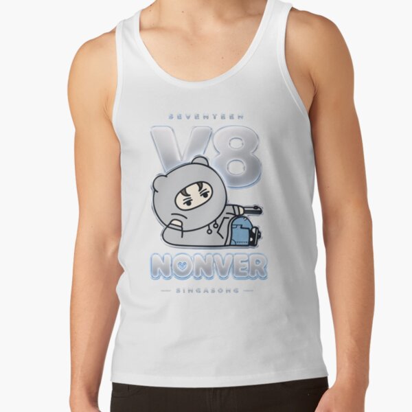 Copy Of Adorable Seventeen Vernon Miniteen Nonver Kpop Plushie Art Tank Top