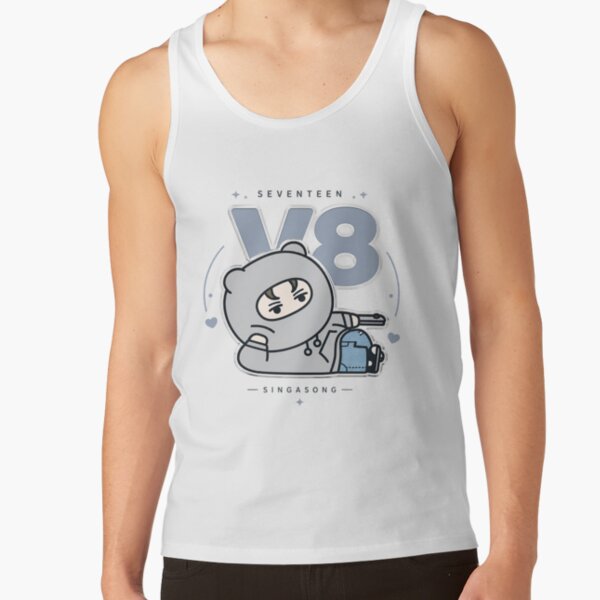 Adorable Seventeen Vernon Miniteen Nonver Kpop Plushie Art Tank Top