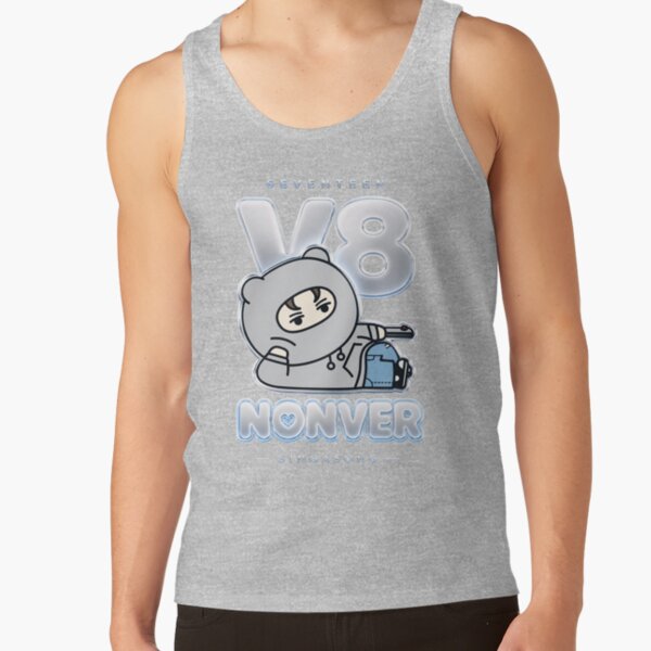 Copy Of Adorable Seventeen Vernon Miniteen Nonver Kpop Plushie Art Tank Top - Image 3