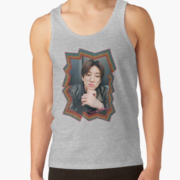Xu Minghao Seventeen The8 Korean Kpop Retro Color Oil Paint Design Tank Top - Image 3