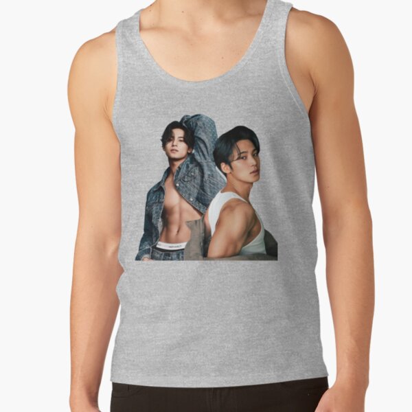Kpop Seventeen Mingyu Hot Photoshoot Tank Top - Image 3