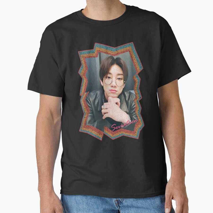 Xu Minghao Seventeen The8 Korean Kpop Retro Color Oil Paint Design T-shirt - Image 2