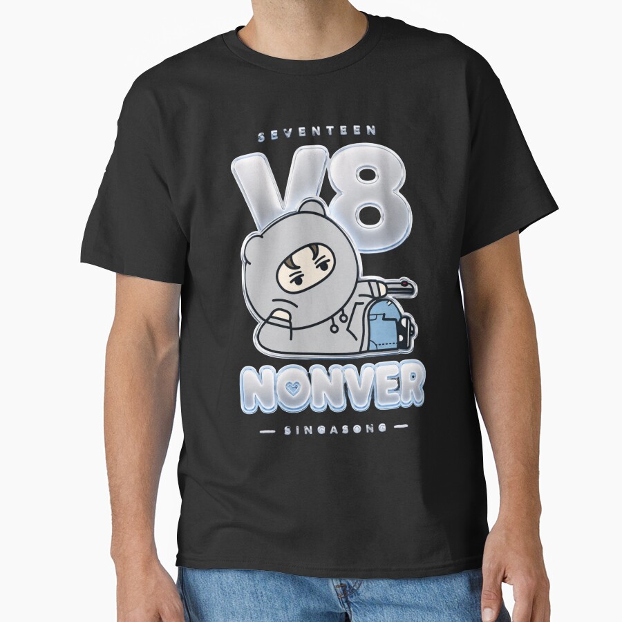 Copy Of Adorable Seventeen Vernon Miniteen Nonver Kpop Plushie Art T-shirt - Image 2
