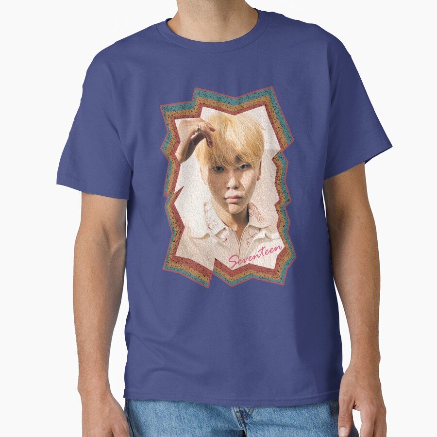 Boo Seungkwan Seventeen Seungkwan Korean Kpop Retro Color Oil Paint Design T-shirt - Image 4