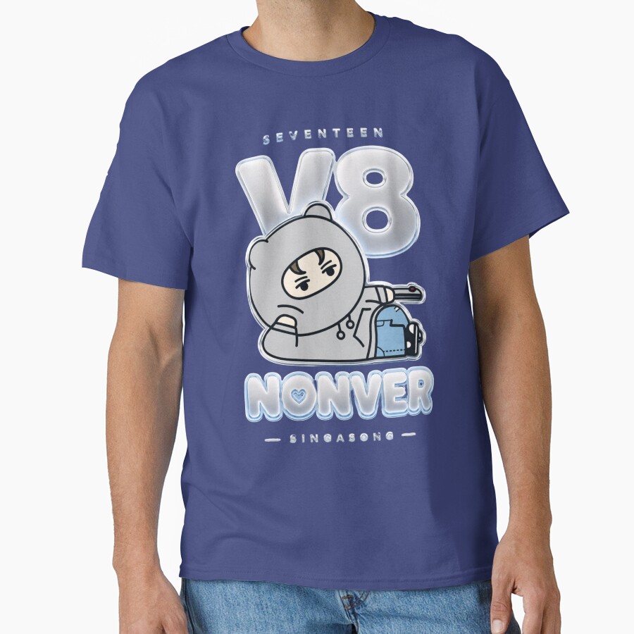 Copy Of Adorable Seventeen Vernon Miniteen Nonver Kpop Plushie Art T-shirt - Image 4