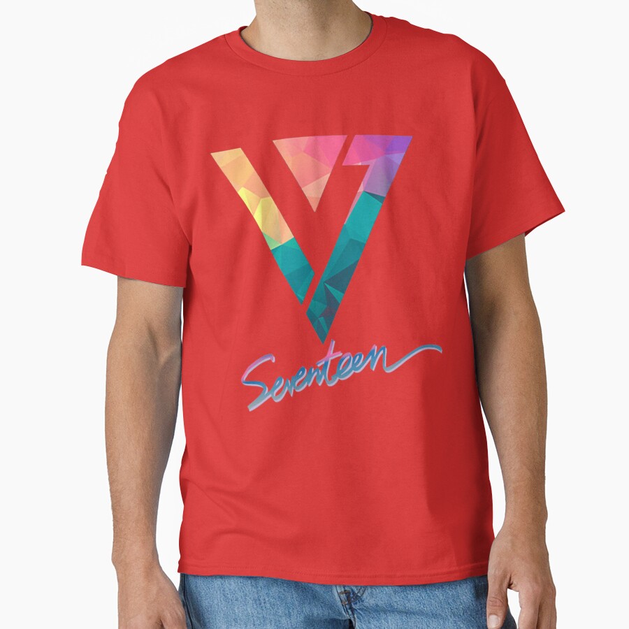 Seventeen Rainbow Color T-shirt - Image 5