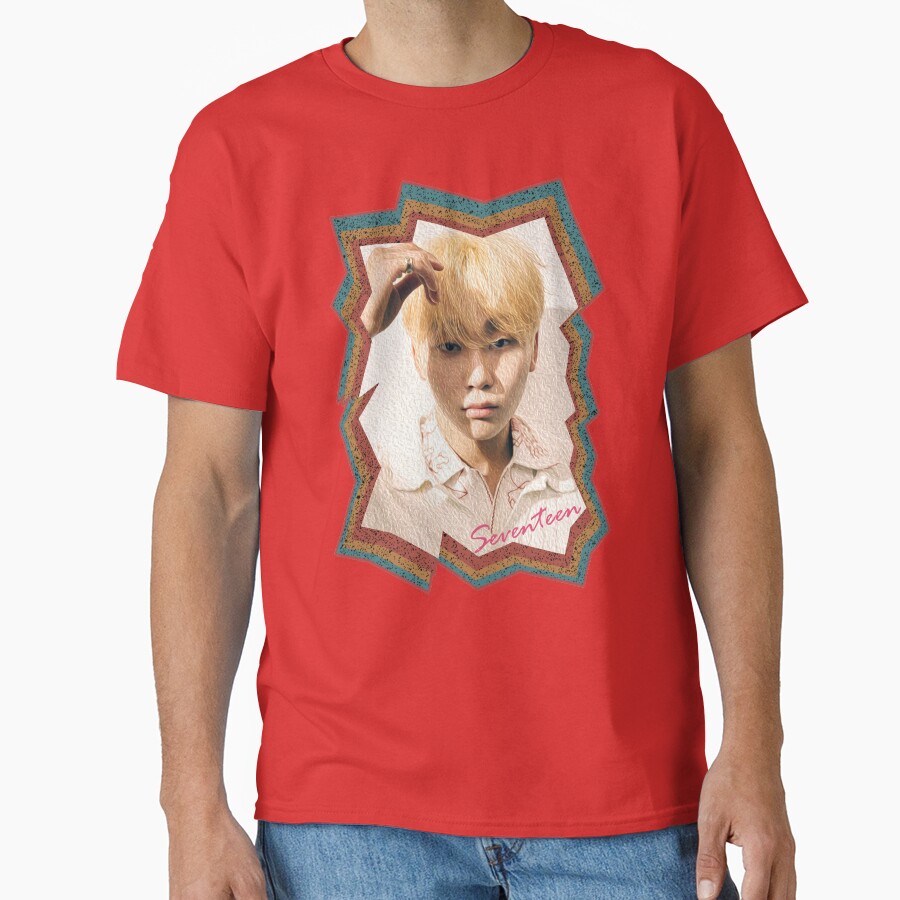 Boo Seungkwan Seventeen Seungkwan Korean Kpop Retro Color Oil Paint Design T-shirt - Image 5