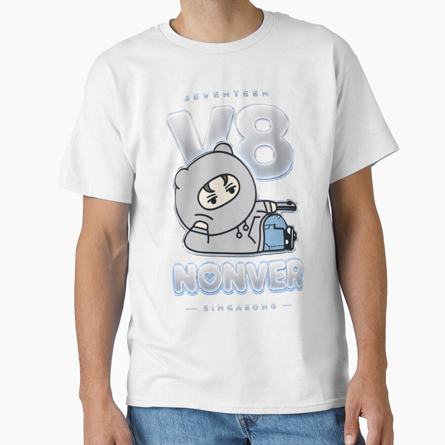 Copy Of Adorable Seventeen Vernon Miniteen Nonver Kpop Plushie Art T-shirt