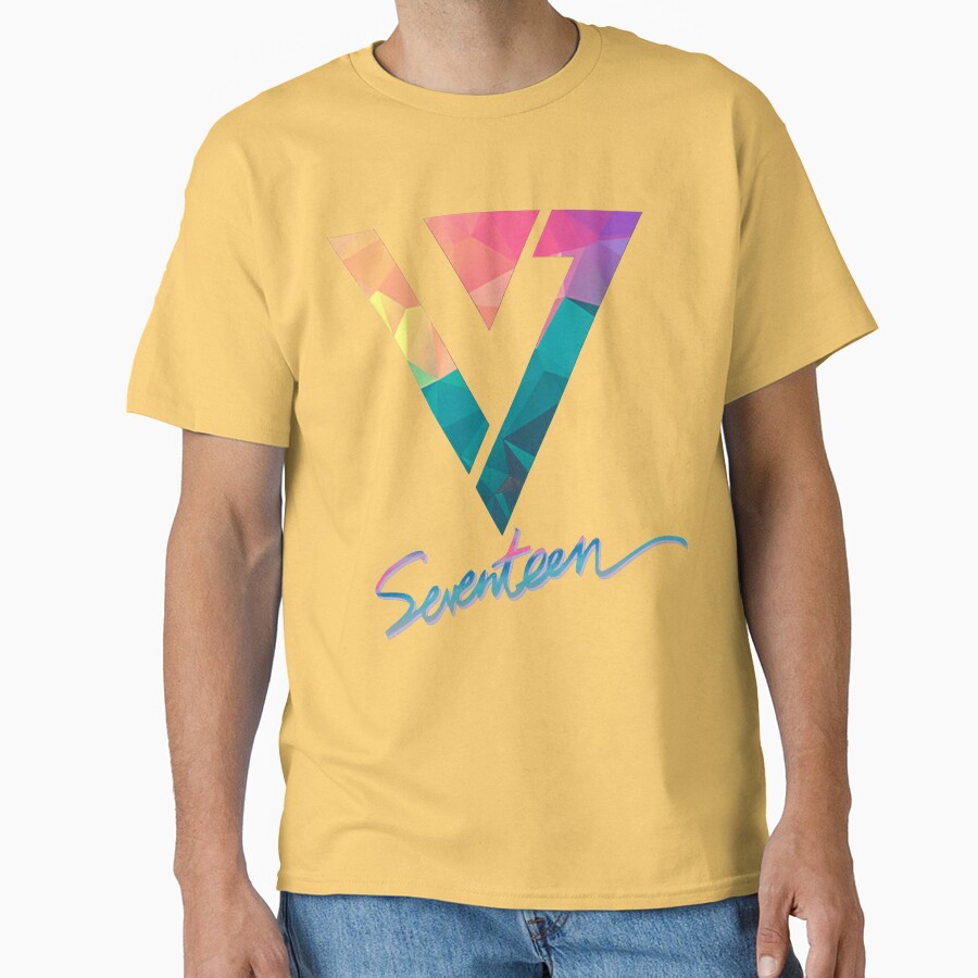 Seventeen Rainbow Color T-shirt - Image 6