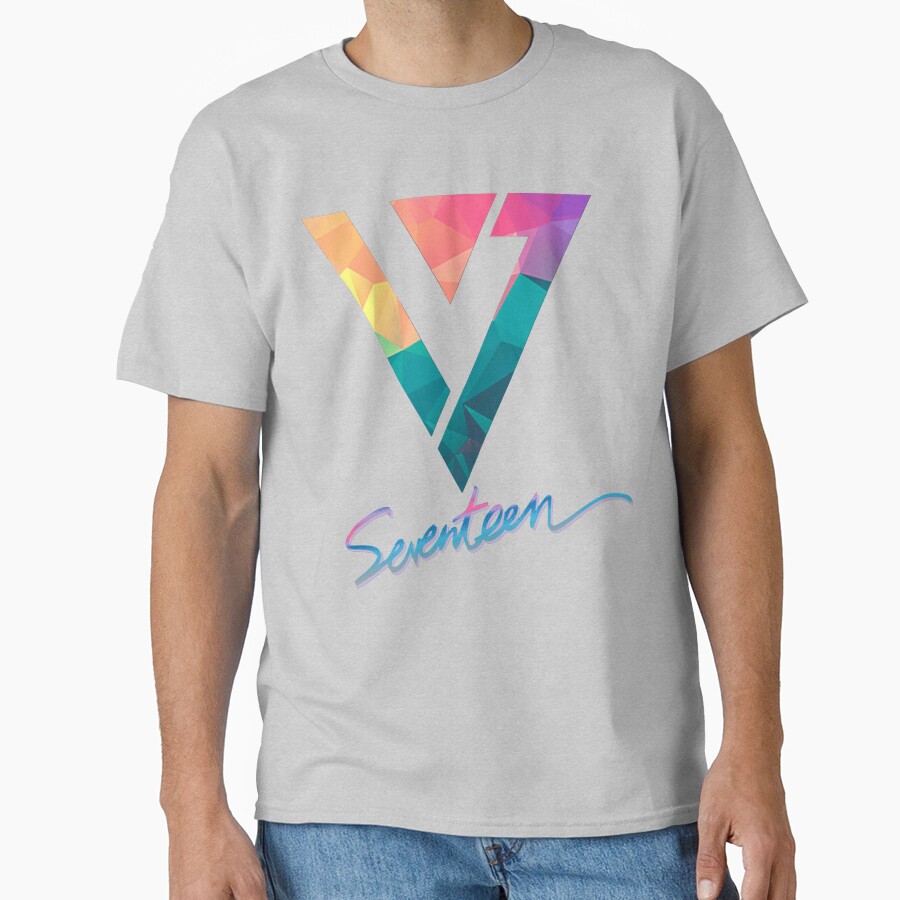 Seventeen Rainbow Color T-shirt - Image 3
