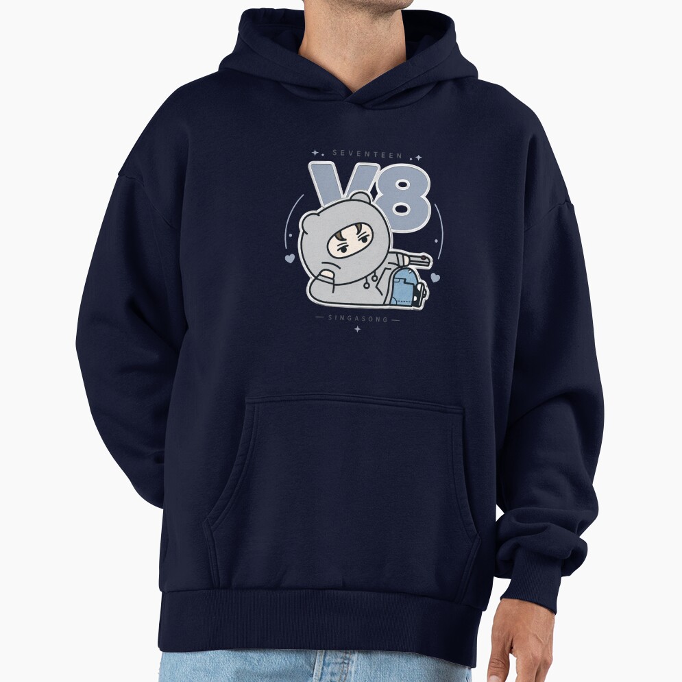 Adorable Seventeen Vernon Miniteen Nonver Kpop Plushie Art Hoodie - Image 5