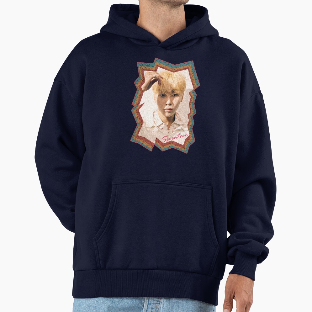 Boo Seungkwan Seventeen Seungkwan Korean Kpop Retro Color Oil Paint Design Hoodie - Image 5