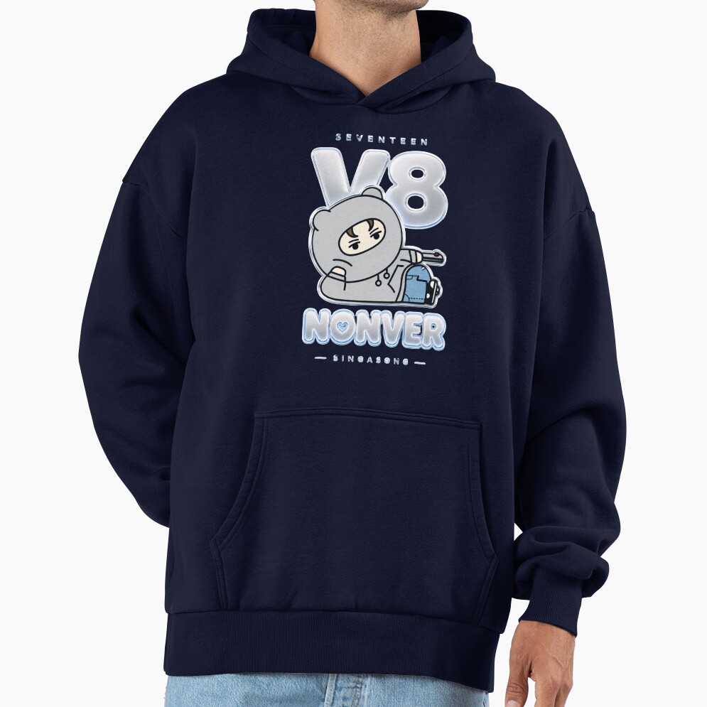 Copy Of Adorable Seventeen Vernon Miniteen Nonver Kpop Plushie Art Hoodie - Image 5