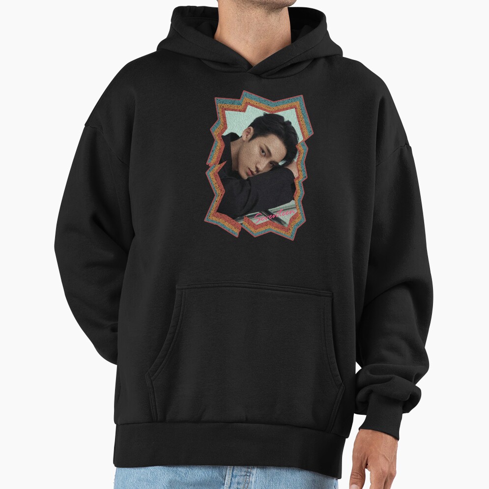 Kim Mingyu Seventeen Mingyu Korean Kpop Retro Color Oil Paint Design Hoodie