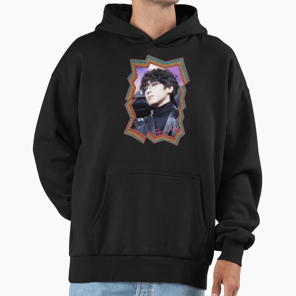 Jeon Wonwoo Seventeen Wonwoo Korean Kpop Retro Color Oil Paint Design Hoodie - Image 2