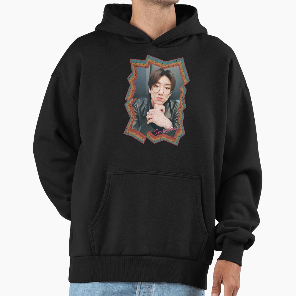 Xu Minghao Seventeen The8 Korean Kpop Retro Color Oil Paint Design Hoodie - Image 2