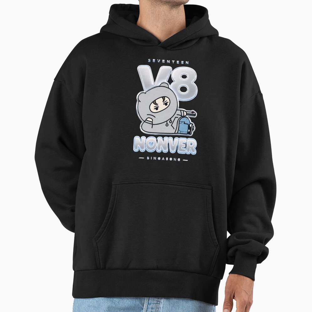 Copy Of Adorable Seventeen Vernon Miniteen Nonver Kpop Plushie Art Hoodie - Image 2
