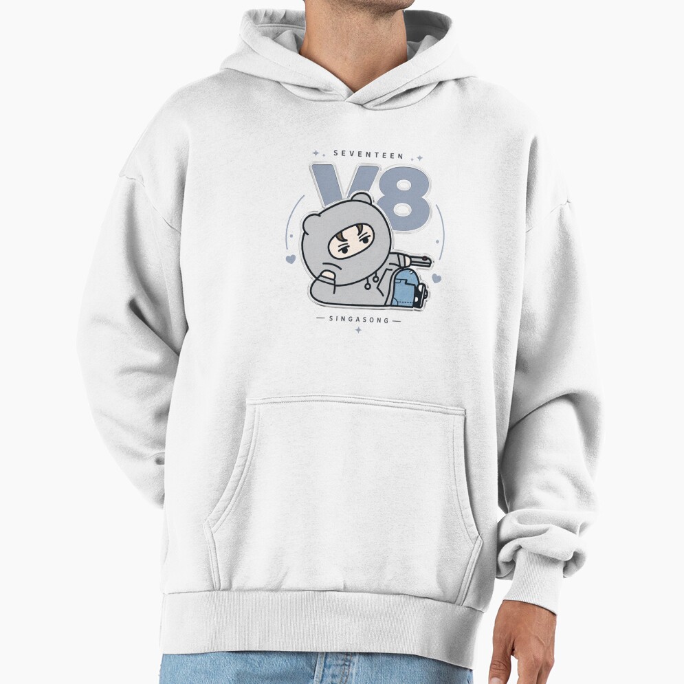 Adorable Seventeen Vernon Miniteen Nonver Kpop Plushie Art Hoodie