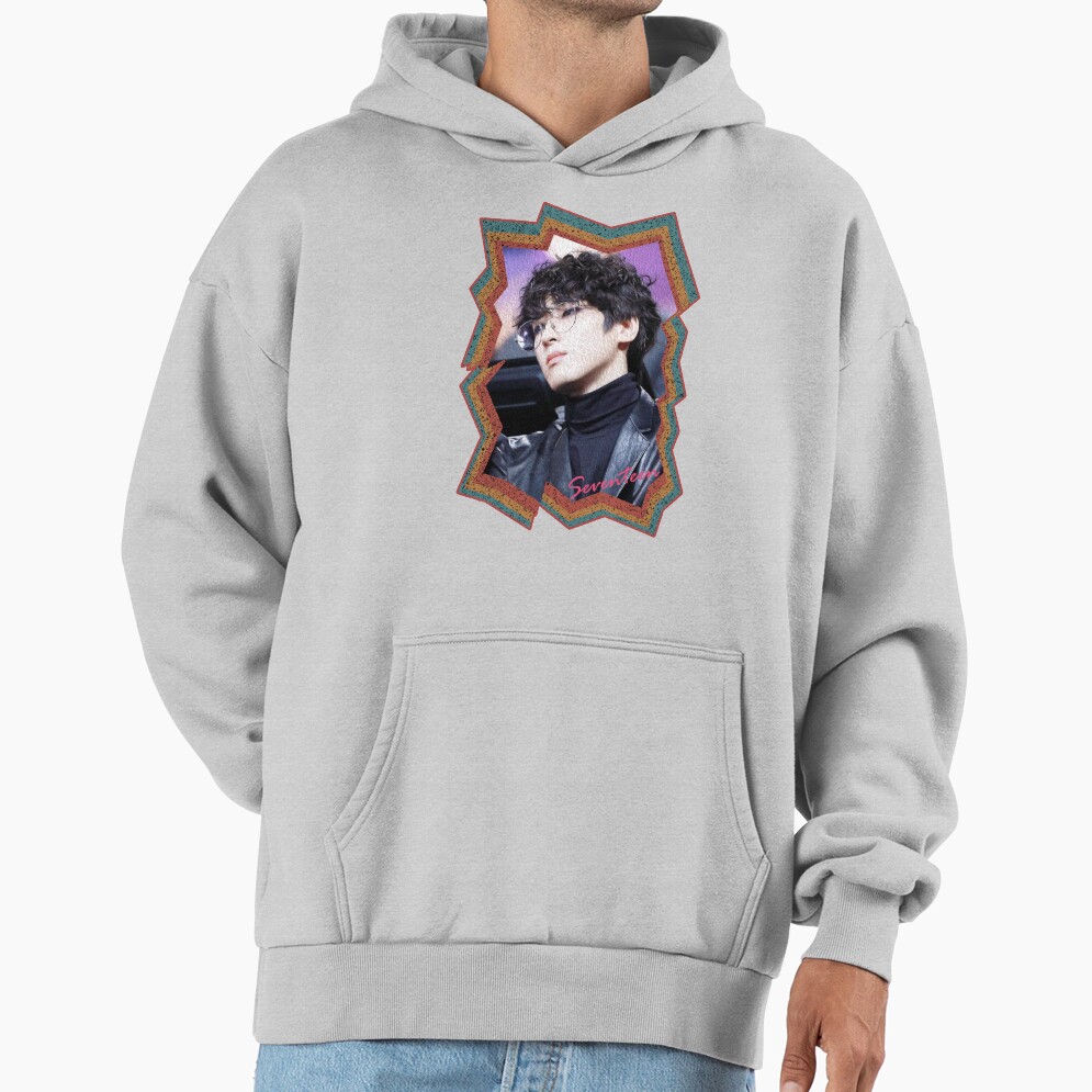 Jeon Wonwoo Seventeen Wonwoo Korean Kpop Retro Color Oil Paint Design Hoodie - Image 4