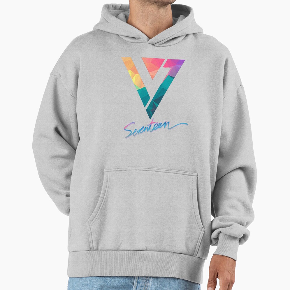 Seventeen Rainbow Color Hoodie - Image 4