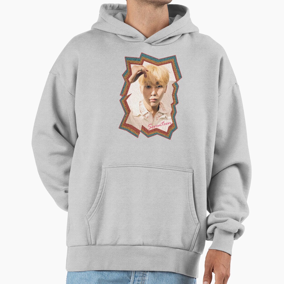 Boo Seungkwan Seventeen Seungkwan Korean Kpop Retro Color Oil Paint Design Hoodie - Image 4