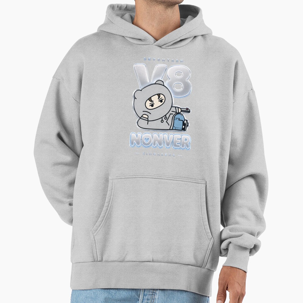 Copy Of Adorable Seventeen Vernon Miniteen Nonver Kpop Plushie Art Hoodie - Image 4