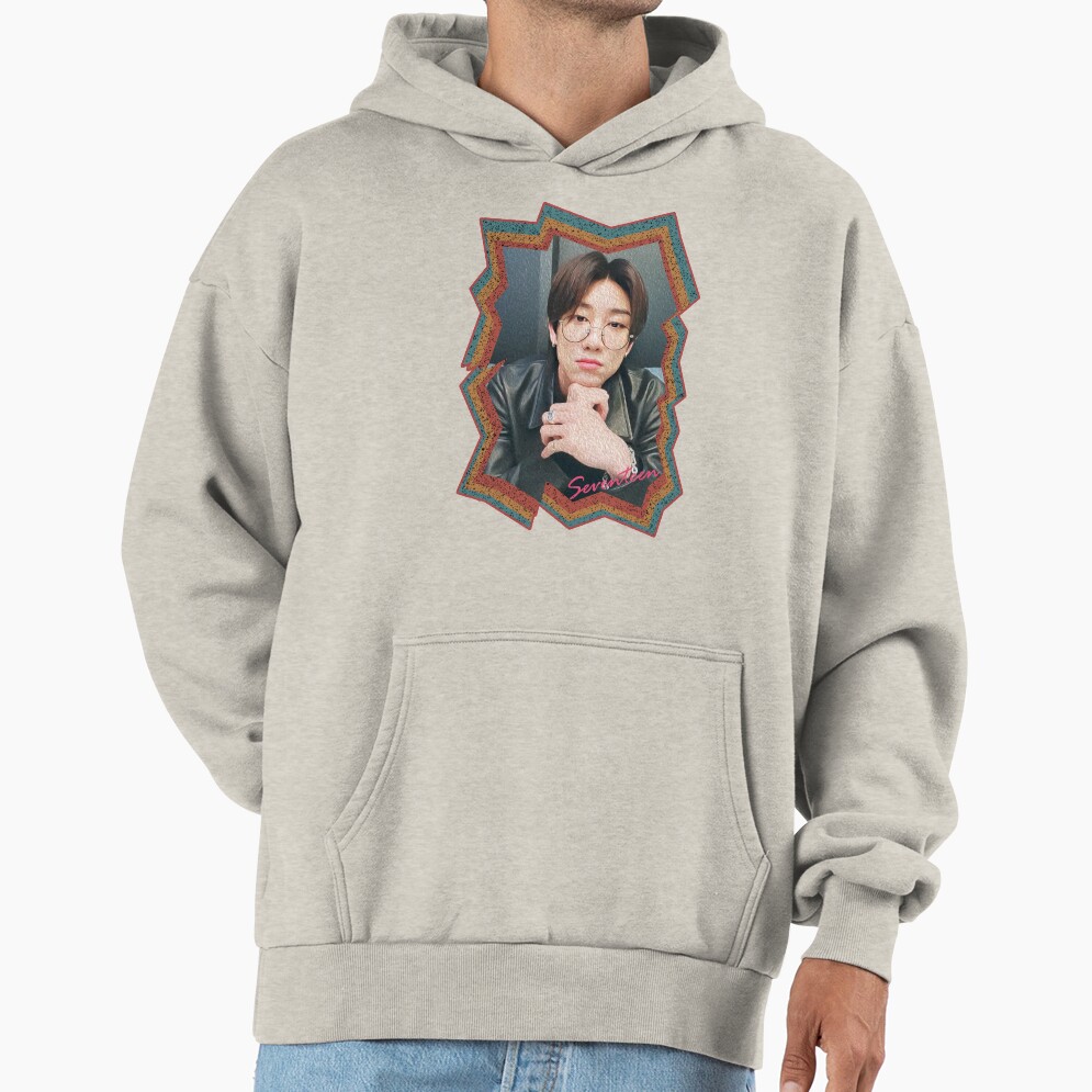 Xu Minghao Seventeen The8 Korean Kpop Retro Color Oil Paint Design Hoodie - Image 3