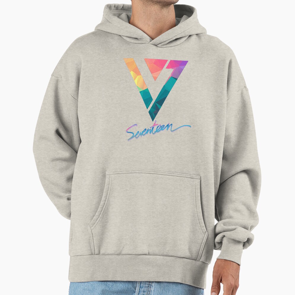 Seventeen Rainbow Color Hoodie - Image 3