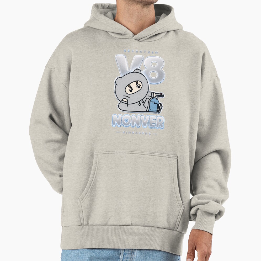 Copy Of Adorable Seventeen Vernon Miniteen Nonver Kpop Plushie Art Hoodie - Image 3